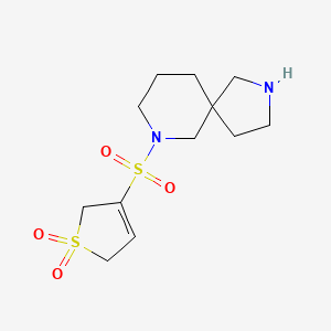 7-[(1,1-dioxido-2,5-dihydro-3-thienyl)sulfonyl]-2,7-diazaspiro[4.5]decane hydrochloride