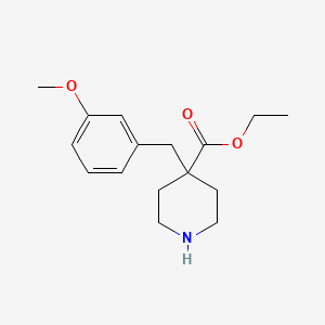 ethyl 4-(3-methoxybenzyl)-4-piperidinecarboxylate hydrochloride