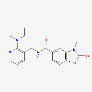 N-{[2-(diethylamino)pyridin-3-yl]methyl}-3-methyl-2-oxo-2,3-dihydro-1,3-benzoxazole-5-carboxamide