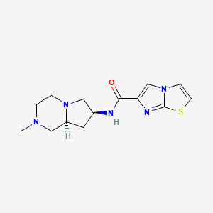 N-[(7S,8aS)-2-methyloctahydropyrrolo[1,2-a]pyrazin-7-yl]imidazo[2,1-b][1,3]thiazole-6-carboxamide