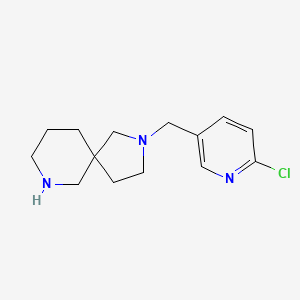 2-[(6-chloro-3-pyridinyl)methyl]-2,7-diazaspiro[4.5]decane dihydrochloride