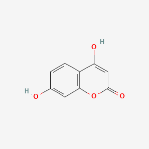 molecular formula C9H6O4 B595064 4,7-Dihydroxycoumarin CAS No. 1983-81-9