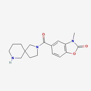 5-(2,7-diazaspiro[4.5]dec-2-ylcarbonyl)-3-methyl-1,3-benzoxazol-2(3H)-one hydrochloride