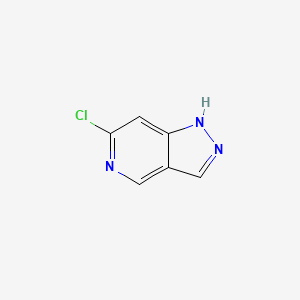 molecular formula C6H4ClN3 B595068 6-Chloro-1H-pyrazolo[4,3-c]pyridine CAS No. 1206979-33-0