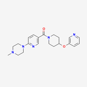 1-methyl-4-(5-{[4-(pyridin-3-yloxy)piperidin-1-yl]carbonyl}pyridin-2-yl)piperazine