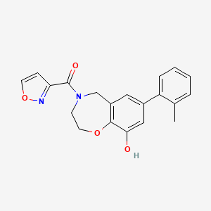 4-(isoxazol-3-ylcarbonyl)-7-(2-methylphenyl)-2,3,4,5-tetrahydro-1,4-benzoxazepin-9-ol