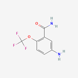 5-Amino-2-(trifluoromethoxy)benzamide