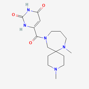 6-[(3,7-dimethyl-3,7,11-triazaspiro[5.6]dodec-11-yl)carbonyl]pyrimidine-2,4(1H,3H)-dione