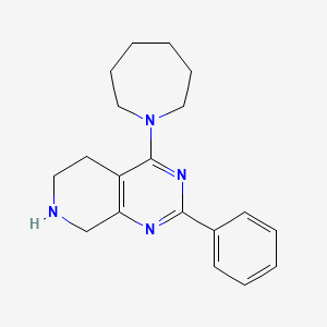 4-azepan-1-yl-2-phenyl-5,6,7,8-tetrahydropyrido[3,4-d]pyrimidine