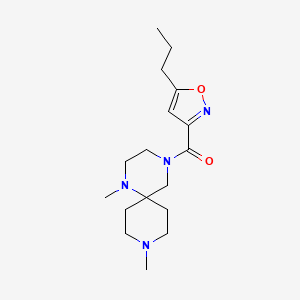 1,9-dimethyl-4-[(5-propylisoxazol-3-yl)carbonyl]-1,4,9-triazaspiro[5.5]undecane