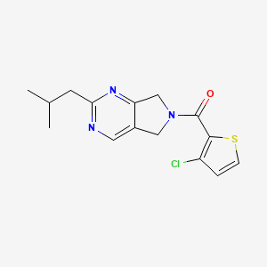 6-[(3-chloro-2-thienyl)carbonyl]-2-isobutyl-6,7-dihydro-5H-pyrrolo[3,4-d]pyrimidine