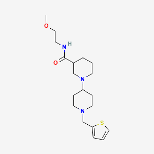 N-(2-methoxyethyl)-1'-(2-thienylmethyl)-1,4'-bipiperidine-3-carboxamide