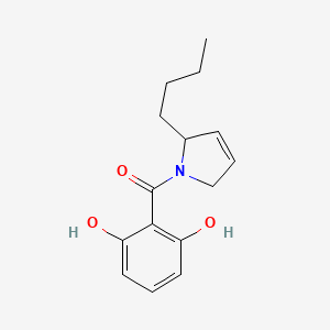 molecular formula C15H19NO3 B5951217 2-[(2-butyl-2,5-dihydro-1H-pyrrol-1-yl)carbonyl]benzene-1,3-diol 