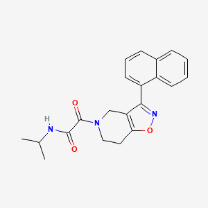 N-isopropyl-2-[3-(1-naphthyl)-6,7-dihydroisoxazolo[4,5-c]pyridin-5(4H)-yl]-2-oxoacetamide