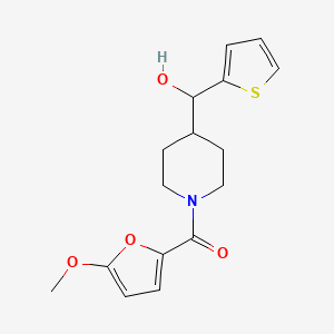 [1-(5-methoxy-2-furoyl)piperidin-4-yl](2-thienyl)methanol