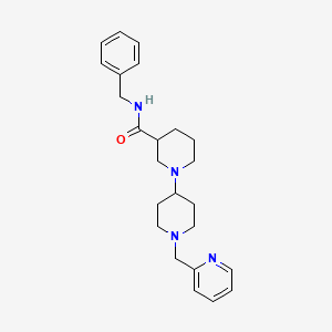 N-benzyl-1'-(pyridin-2-ylmethyl)-1,4'-bipiperidine-3-carboxamide