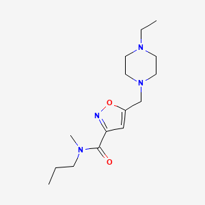 5-[(4-ethylpiperazin-1-yl)methyl]-N-methyl-N-propylisoxazole-3-carboxamide