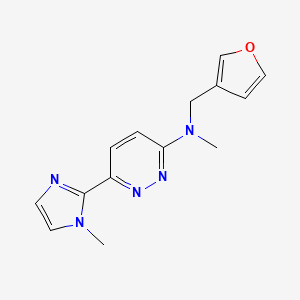 N-(3-furylmethyl)-N-methyl-6-(1-methyl-1H-imidazol-2-yl)pyridazin-3-amine