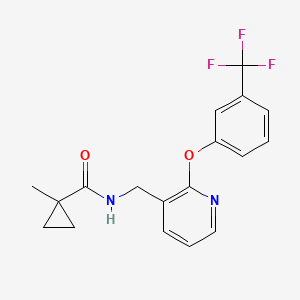 1-methyl-N-({2-[3-(trifluoromethyl)phenoxy]pyridin-3-yl}methyl)cyclopropanecarboxamide