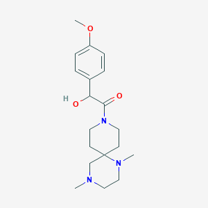 2-(1,4-dimethyl-1,4,9-triazaspiro[5.5]undec-9-yl)-1-(4-methoxyphenyl)-2-oxoethanol