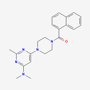 N,N,2-trimethyl-6-[4-(1-naphthoyl)-1-piperazinyl]-4-pyrimidinamine