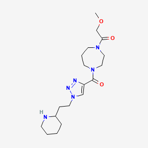 1-(methoxyacetyl)-4-{[1-(2-piperidin-2-ylethyl)-1H-1,2,3-triazol-4-yl]carbonyl}-1,4-diazepane