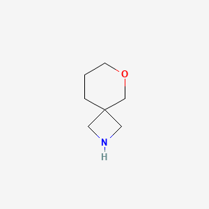 molecular formula C7H13NO B595181 6-Oxa-2-azaspiro[3.5]nonane CAS No. 1214875-08-7