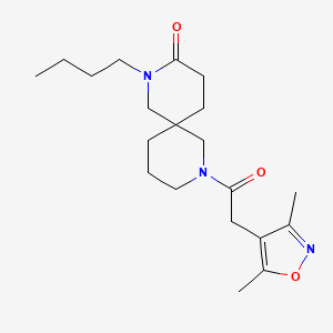 2-butyl-8-[(3,5-dimethyl-4-isoxazolyl)acetyl]-2,8-diazaspiro[5.5]undecan-3-one