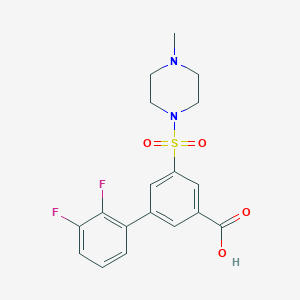 2',3'-difluoro-5-[(4-methylpiperazin-1-yl)sulfonyl]biphenyl-3-carboxylic acid