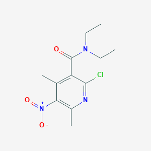 2-chloro-N,N-diethyl-4,6-dimethyl-5-nitronicotinamide