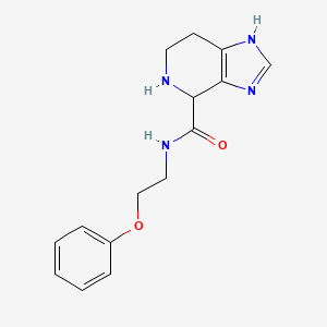 N-(2-phenoxyethyl)-4,5,6,7-tetrahydro-1H-imidazo[4,5-c]pyridine-4-carboxamide dihydrochloride