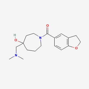 1-(2,3-dihydro-1-benzofuran-5-ylcarbonyl)-4-[(dimethylamino)methyl]-4-azepanol