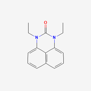 molecular formula C15H16N2O B5952005 1,3-diethyl-1H-perimidin-2(3H)-one 