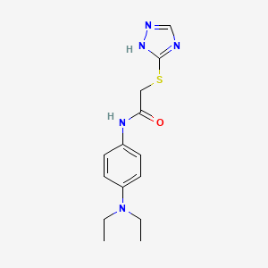 N-[4-(diethylamino)phenyl]-2-(4H-1,2,4-triazol-3-ylthio)acetamide