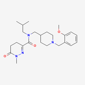 N-isobutyl-N-{[1-(2-methoxybenzyl)-4-piperidinyl]methyl}-1-methyl-6-oxo-1,4,5,6-tetrahydro-3-pyridazinecarboxamide