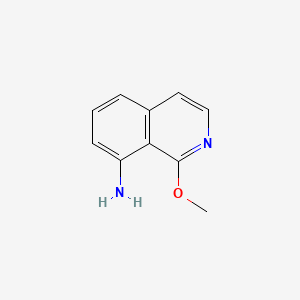 molecular formula C10H10N2O B595219 1-Methoxyisoquinolin-8-amine CAS No. 1374651-49-6
