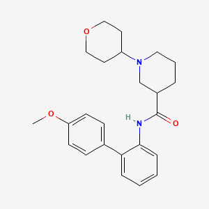 N-(4'-methoxy-2-biphenylyl)-1-(tetrahydro-2H-pyran-4-yl)-3-piperidinecarboxamide