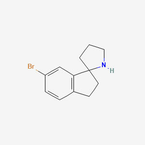 6-Bromo-2,3-dihydrospiro[indene-1,2'-pyrrolidine]