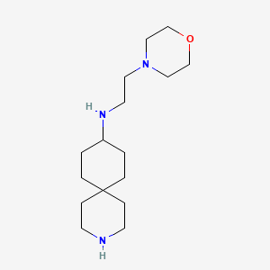 N-(2-morpholin-4-ylethyl)-3-azaspiro[5.5]undecan-9-amine