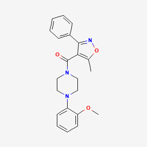 [4-(2-METHOXYPHENYL)PIPERAZINO](5-METHYL-3-PHENYL-4-ISOXAZOLYL)METHANONE