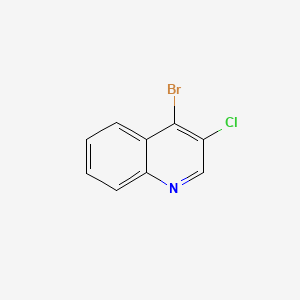 molecular formula C9H5BrClN B595249 4-Bromo-3-chloroquinoline CAS No. 1209339-16-1