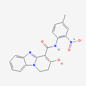 N-(4-methyl-2-nitrophenyl)-3-oxo-1,2,3,5-tetrahydropyrido[1,2-a]benzimidazole-4-carboxamide