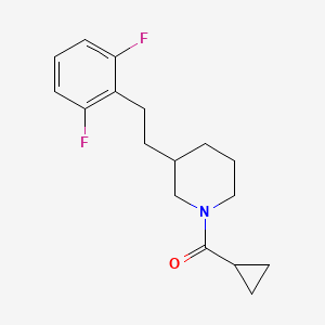 1-(cyclopropylcarbonyl)-3-[2-(2,6-difluorophenyl)ethyl]piperidine