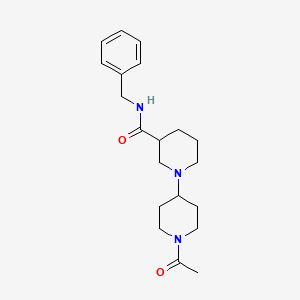 1'-acetyl-N-benzyl-1,4'-bipiperidine-3-carboxamide