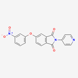 5-(3-nitrophenoxy)-2-(pyridin-4-yl)-1H-isoindole-1,3(2H)-dione