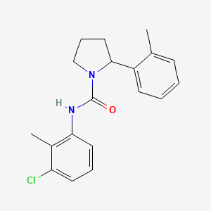 N-(3-chloro-2-methylphenyl)-2-(2-methylphenyl)-1-pyrrolidinecarboxamide