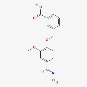 3-({4-[(hydroxyimino)methyl]-2-methoxyphenoxy}methyl)benzoic acid