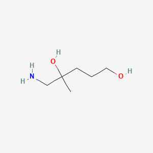 molecular formula C6H15NO2 B595282 5-氨基-4-甲基戊二醇 CAS No. 1214097-96-7