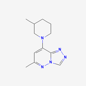 6-Methyl-8-(3-methylpiperidin-1-yl)-[1,2,4]triazolo[4,3-b]pyridazine