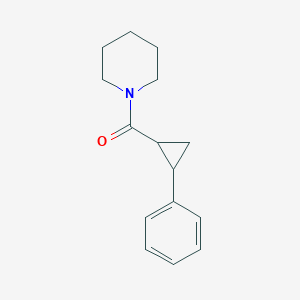 1-[(2-phenylcyclopropyl)carbonyl]piperidine